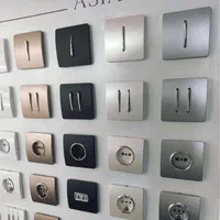 کلید و پریز آسیا مدل کریستال