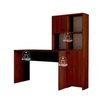 میز تحریر کتاب‌خانه‌دار مدل پندار دو قهوه‌ای|میز تحریر و کامپیوتر|تبریز, |دیوار