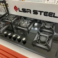 گاز ۵شعله شیشه|اجاق گاز و لوازم برقی پخت‌وپز|یزد, |دیوار