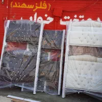 تخت فلزی دوطبقه دو طبقه صدف تختخواب عراق|تخت و سرویس خواب|تهران, شهرک شریفی|دیوار