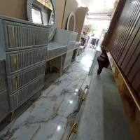 ست دراور و میز آرایش آرمان صنایع چوب و فلز حنفی|بوفه، ویترین، کنسول|قم, نیروگاه|دیوار