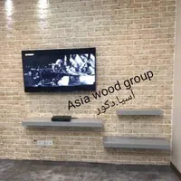 پایه براکت دیواری تلویزیون میز شلف باکس CG4