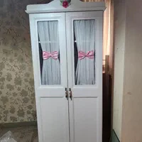 کمد لباس،ویترین، پاتختی و شلف دخترانه بالسا طرح رز|اسباب و اثاث بچه|تهران, تجریش|دیوار
