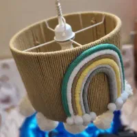 لوستر کنفی رنگین کمانی( نو ) مخصوص اتاق کودک|لوستر و چراغ آویز|تهران, فلاح|دیوار