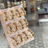 فروشگاه بدلیجات آمیتیس)گوشواره حلقه ای مارک ژوپینگ|بدلیجات|تبریز, |دیوار