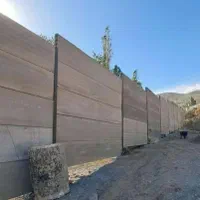 دیوار با طرح ها متنوع، یکرو و دو رو نما، پیش ساخته