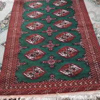 قالیچه دستباف قدیمی ترکمن|گلیم، جاجیم، گبه|شاهین‌شهر, طالقانی|دیوار