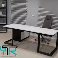 میز کار رایانه جا کیس پایه U آهنی کار گروهی دکور|دفتر کار|شهرکرد, |دیوار