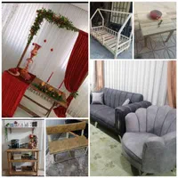 میزبرش میزکافی مبل نیمکتروکشدار تختسرخپوستی کودک|صندلی و نیمکت|مشهد, پنجتن|دیوار