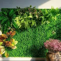 دیوار پوش سبز دیزاین گلارایی آتلیه گرینوال|گل مصنوعی|تهران, شهید بروجردی|دیوار