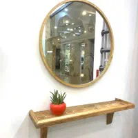 آینه گرد چوبی|آینه|تهران, سازمان برنامه شمالی|دیوار