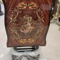 عسلی چوبی تاشو معرق‌‌‌ پولیشی ضد خش درجه یک|مبلمان خانگی و میز عسلی|اراک, |دیوار