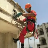 پیچ ورولپلاک نما رول پلاک کردن سنگ باطناب راپل کار|خدمات پیشه و مهارت|اسلام‌شهر, |دیوار