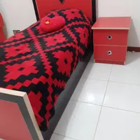 تخت کودک و نوجوان دخترانه بهمراه تشک طبی|تخت و سرویس خواب|رشت, نخودچر|دیوار