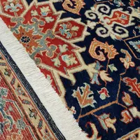 فرش دستباف هریس تبریز آنتیک سرمه‌ای ابرش رنگ گیاهی|فرش|تهران, بازار|دیوار