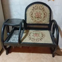 میز تلفن چوبی