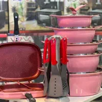 سرویس چدن کرانیت 20پارچه (فر دوس کالا )|ظروف پخت‌وپز|گرگان, |دیوار