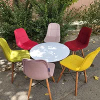 میز ناهار خوری وصندلی پارچه ای|میز و صندلی غذاخوری|کرج, حصارک بالا|دیوار