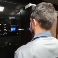 قفل کمد رختکن کارگری و پرسنل با تشخیص چهره