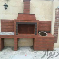 شومینه باربیکیو کباب پز