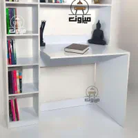 میز تحریر کتاب‌ خانه دار مدل ‌گیسو دو ‌سفید|میز تحریر و کامپیوتر|تبریز, |دیوار