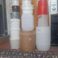 انواع بشکه و سطل و ظرف ۲۰ لیتری در سایزهای مختلف