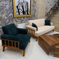 مبل نرده ای،چوب راش،کارخانه انصاری،شهرک هدایت۱۱|مبلمان خانگی و میز عسلی|دوگنبدان, |دیوار