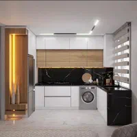 کابینت آشپزخانه mdf پاکچوب مدرن نئوکلاسیک روکش|مصالح و تجهیزات ساختمان|مشهد, وکیل‌آباد|دیوار