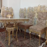 میز نهار خوری ۴ نفره مدل برنزی