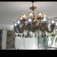 لوستر دو شعله  تولیدی  عالیجناب|لوستر و چراغ آویز|مشهد, شهرک رازی (شهرک غرب)|دیوار