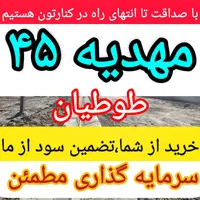 ۲۵۰متر زمین الهیه/انتهای مجیدیه و اقدسیه/مهدیه۴۵|فروش زمین و ملک کلنگی|مشهد, الهیه|دیوار
