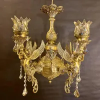 لوستر فرشته آنتیک برند پاسارگاد|لوستر و چراغ آویز|مشهد, چهارچشمه|دیوار