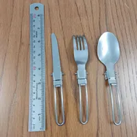 ست قاشق،چنگال،چاقو تاشو|کوهنوردی و کمپینگ|تهران, دانشگاه علم و صنعت|دیوار