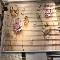 پرده زبرا چاپی