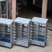 سیخ فر جوجه ساندویچی گردان کنتاکی مرغ بریان صنعتی