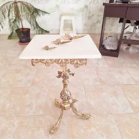 میز تلفن کنار سالنی برنز