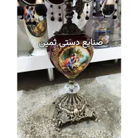 چراغ آباژور مدل ثمین چینی لامپابرنزی شمعدان سرامیک|چراغ خواب و آباژور|تهران, شوش|دیوار