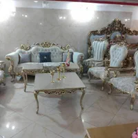 مبل کلاسیک استیل9نفره سلطنتی(افسون اصلی2)|مبلمان خانگی و میز عسلی|تهران, یافت‌آباد|دیوار