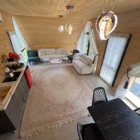 کلبه دوبلکس جنگلی با جکوزی|اجارهٔ کوتاه‌مدت ویلا و باغ|رامسر, |دیوار