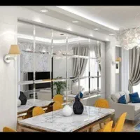آینه دکوراتیوطرح مربع مستقیم کارخانه کیفیت بالا