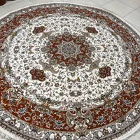 فرش گرد ماشینی نادر تبریز طرح ماهی 3 متری|فرش|تبریز, |دیوار