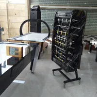 پایه تاشو چرخدار هایگلاس فوتبال دستی ایرهاکی|ورزش‌های توپی|تهران, یافت آباد جنوبی|دیوار
