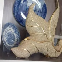 دکوری برگ طلایی|مجسمه، تندیس، ماکت|پرند, |دیوار