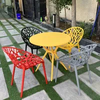 صندلی غذاخوری مدل شاخ و برگی باغی رستورانی