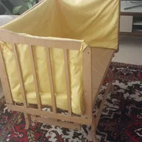 تخت گهواره ای کنار مادر|تخت و صندلی بچه|تبریز, |دیوار