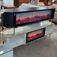 ** میز تلویزیون شومینه‌دار ۱۸۰ سانتی‌متری **