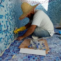 آببندی،عایقبندی استخرکاشی شده واترپروف ترکیبی نانو|خدمات پیشه و مهارت|آمل, |دیوار
