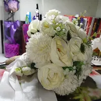 دسته گل عروس|گل مصنوعی|کاشمر, |دیوار