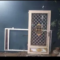 درب پنچره هال خلوت پزیرائی ساده طرح دار|مصالح و تجهیزات ساختمان|اهواز, زرگان|دیوار