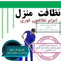 انجام کلیه امور نظافتی ساختمان مسکونی
